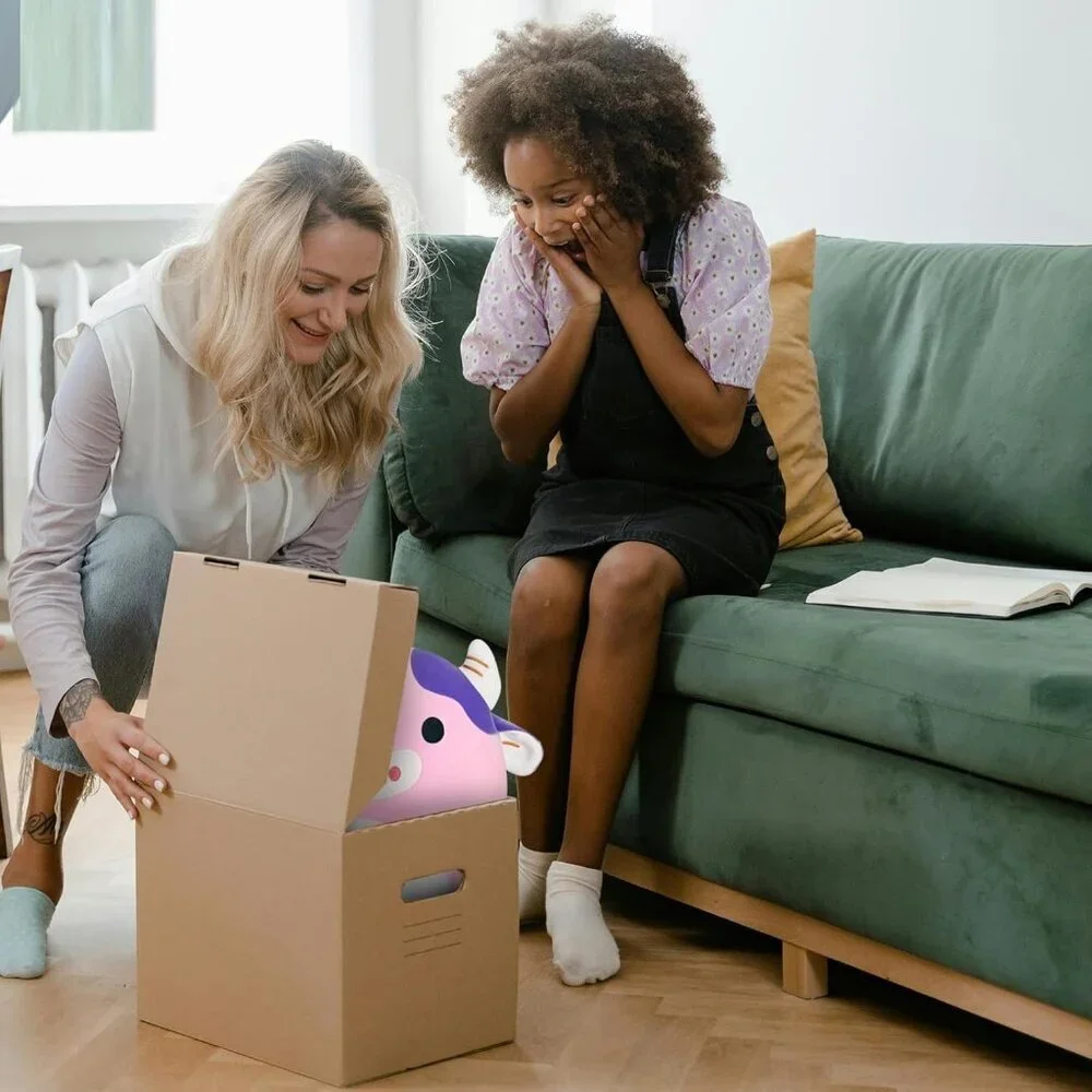 Cow Plush Toy Pillow 12'' Cute Stuffed Animal Soft Plushie Doll Gift for Kids